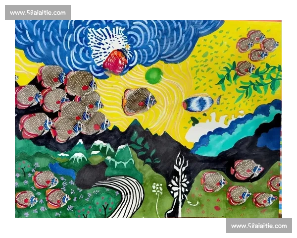 《在色彩与想象的世界中飞翔少儿绘画比赛精彩作品展示》